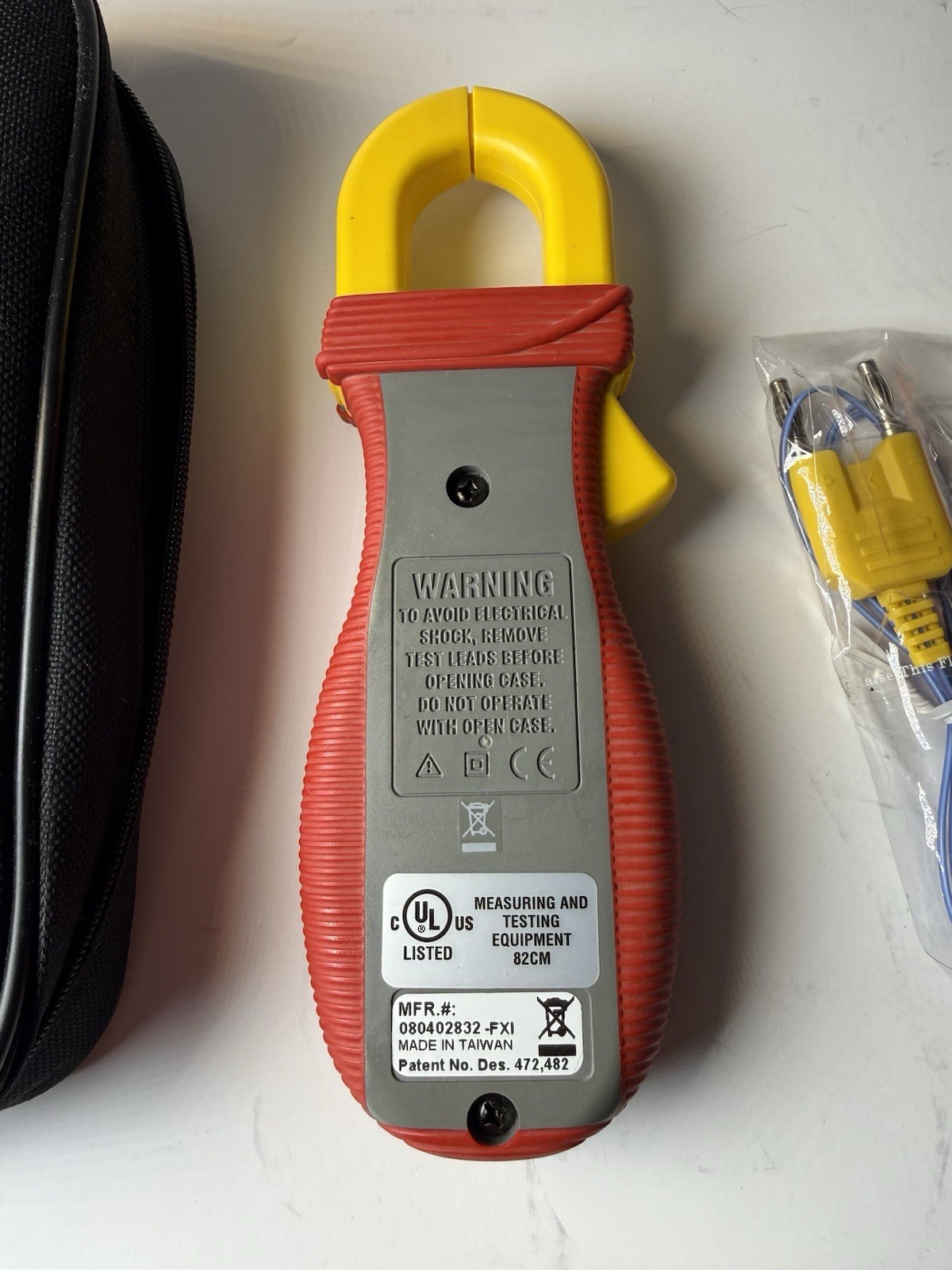 Amprobe ACD-14 FX Clamp Meter 400A CAT III w/ Leads Case Tested