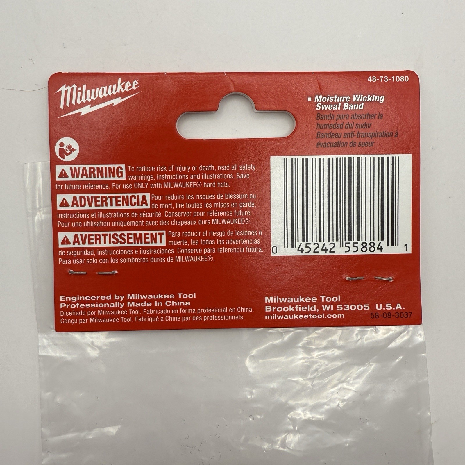 NEW Milwaukee 48-73-1080 Hard Hat Sweat Band