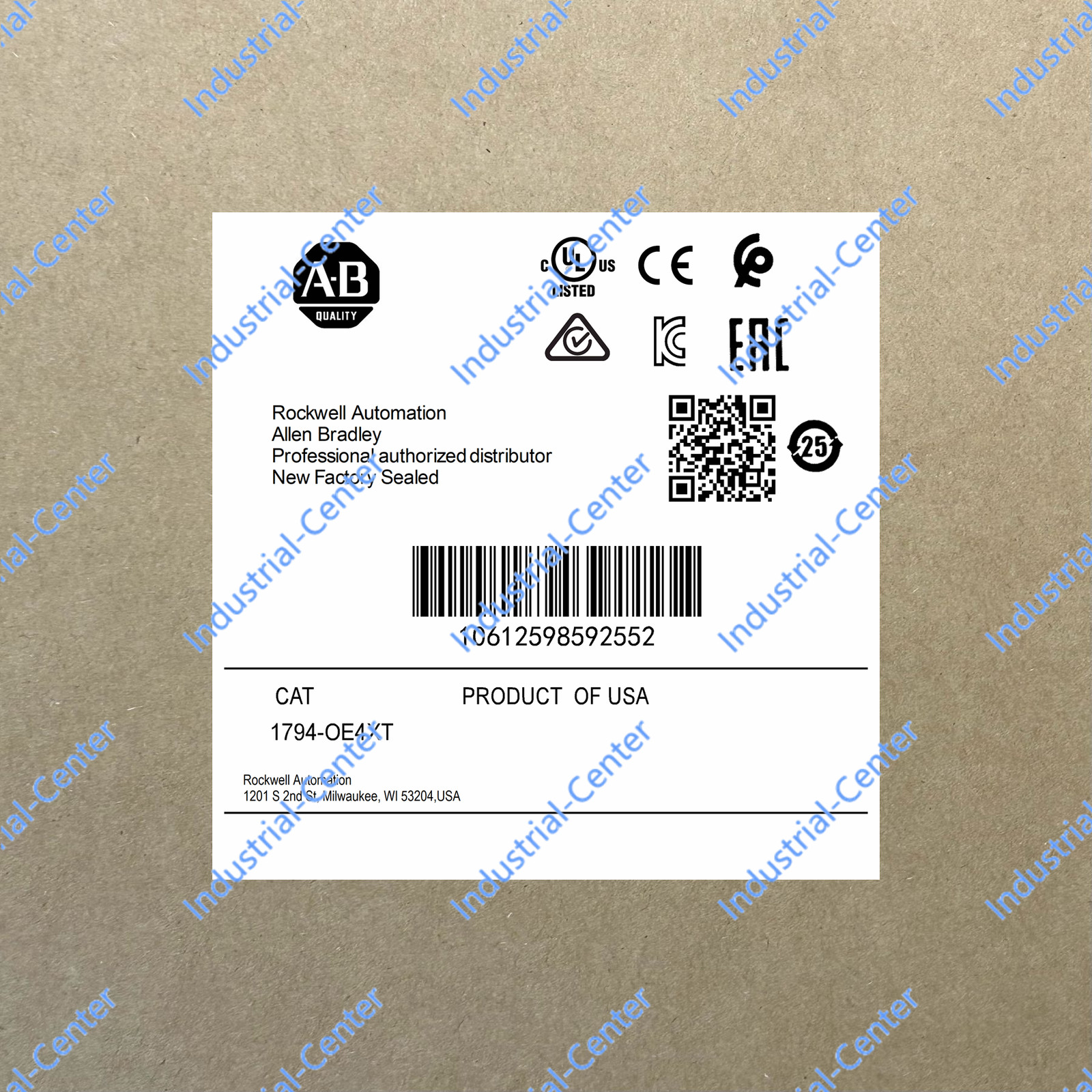 1794-OE4XT AB Analog Output Module New In Box 1794OE4XT SH