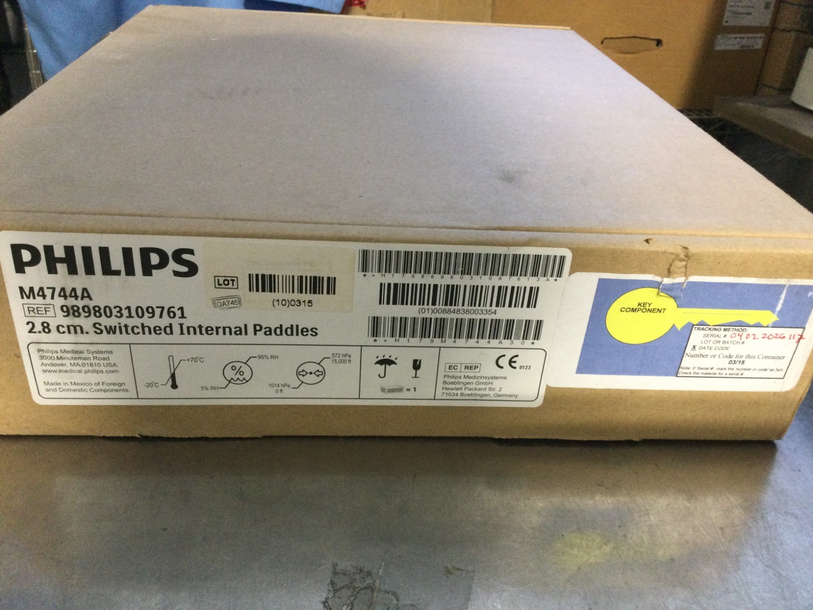 PHILIPS M4744A 2.8cm. SWITCHED INTERNAL PADDLES NEW OPEN BOX