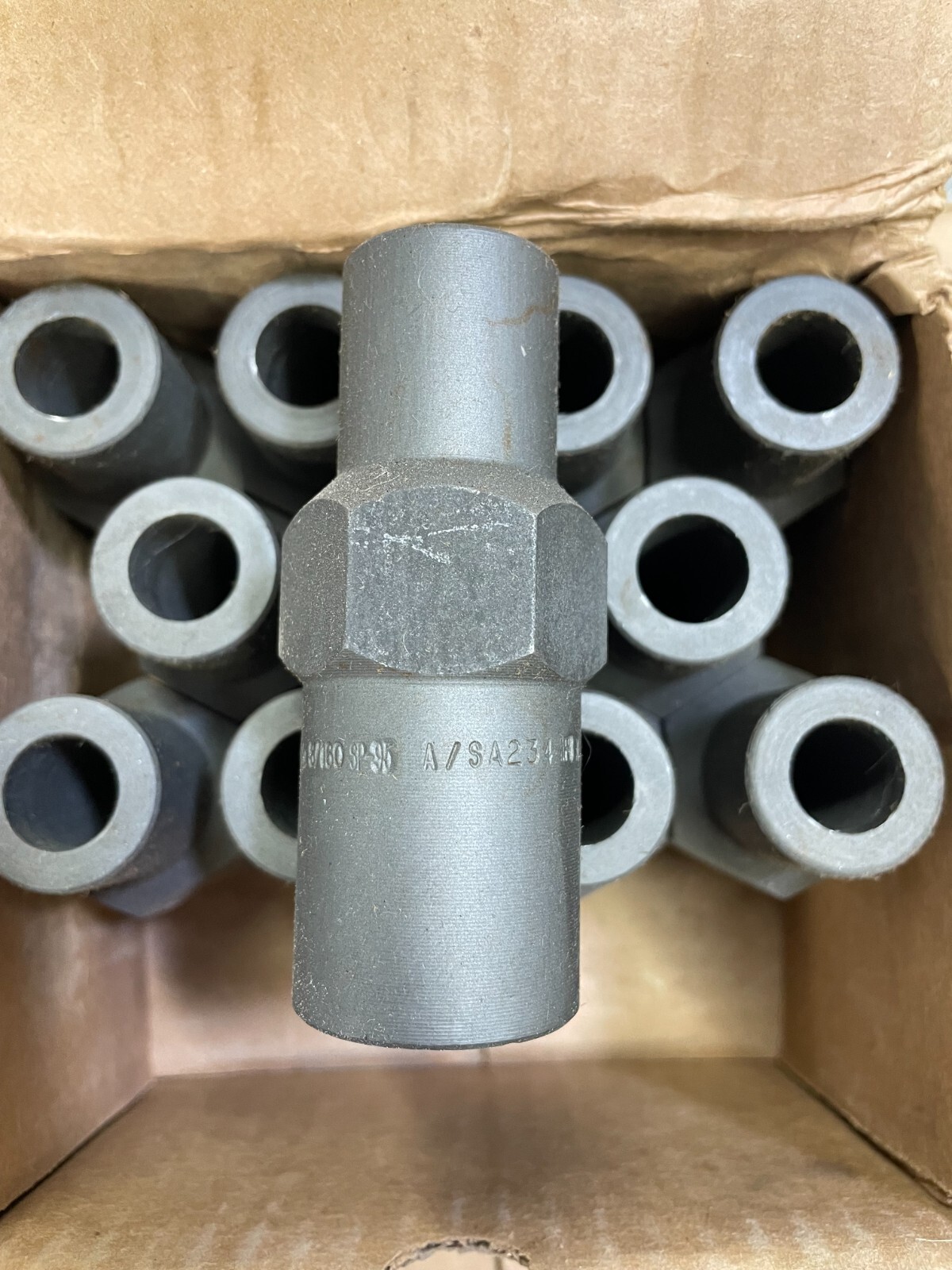 SWAGE NIPPLE 1″ x 3/4″ Schedule 160 Concentric Plain Both End A234 WPBN SP95 USA