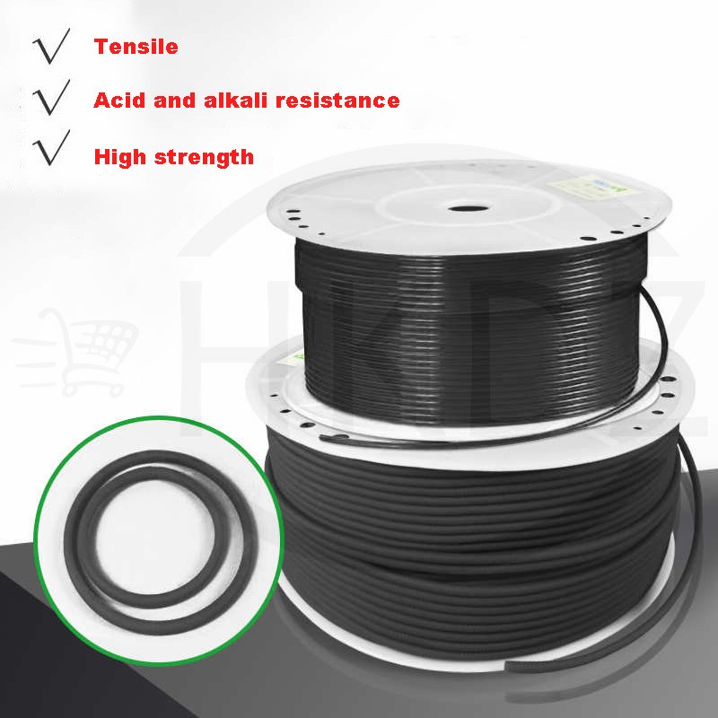 PU Solid Round Belts Polyurethane Drive Belting Smooth / Rough Diameter 2mm-12mm