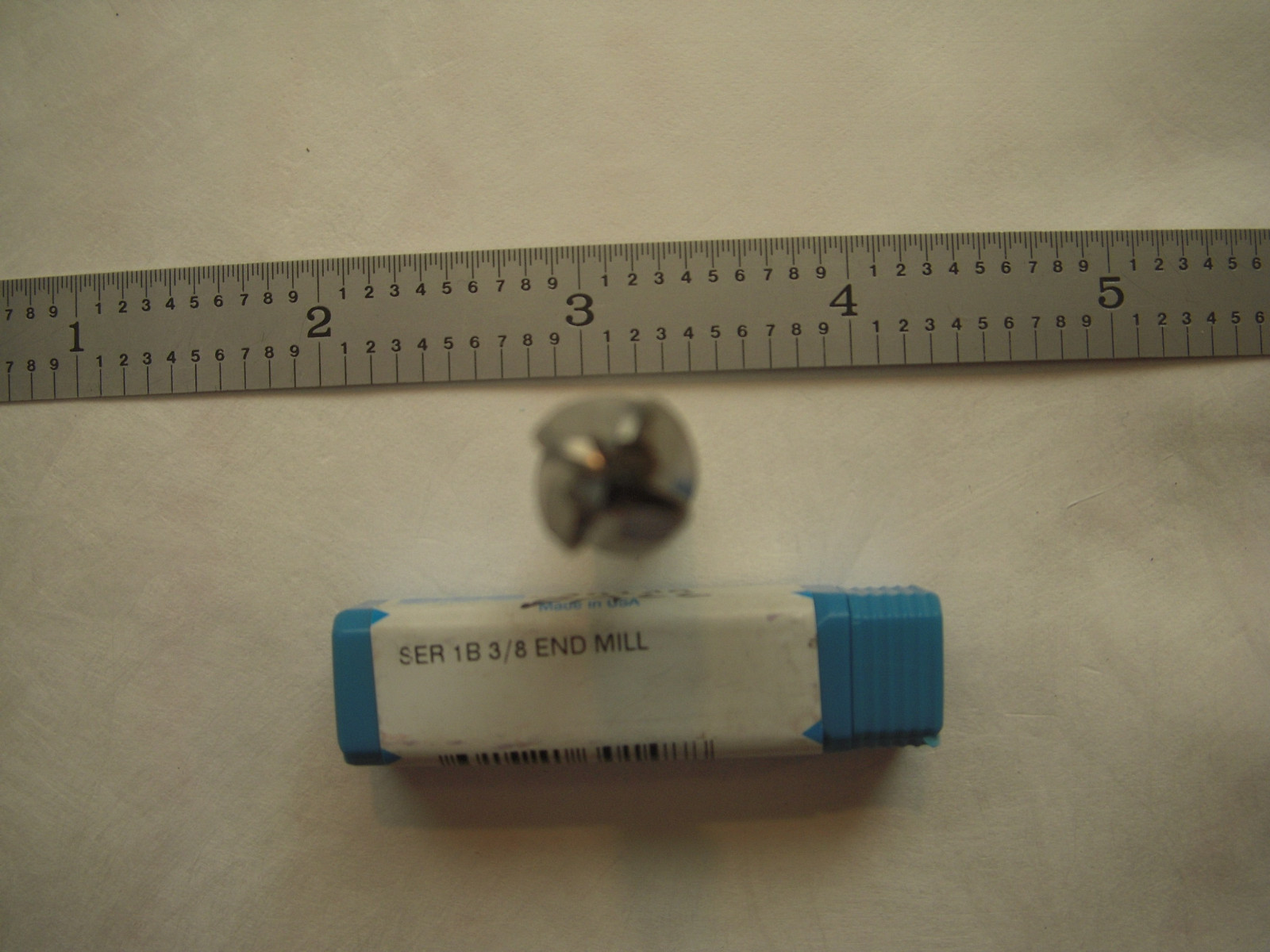 NEW SGS USA 3/8″ D X 1″ LOC X 2 1/2″ OAL 4FL C.C. CARBIDE BALL ENDMILL #30148