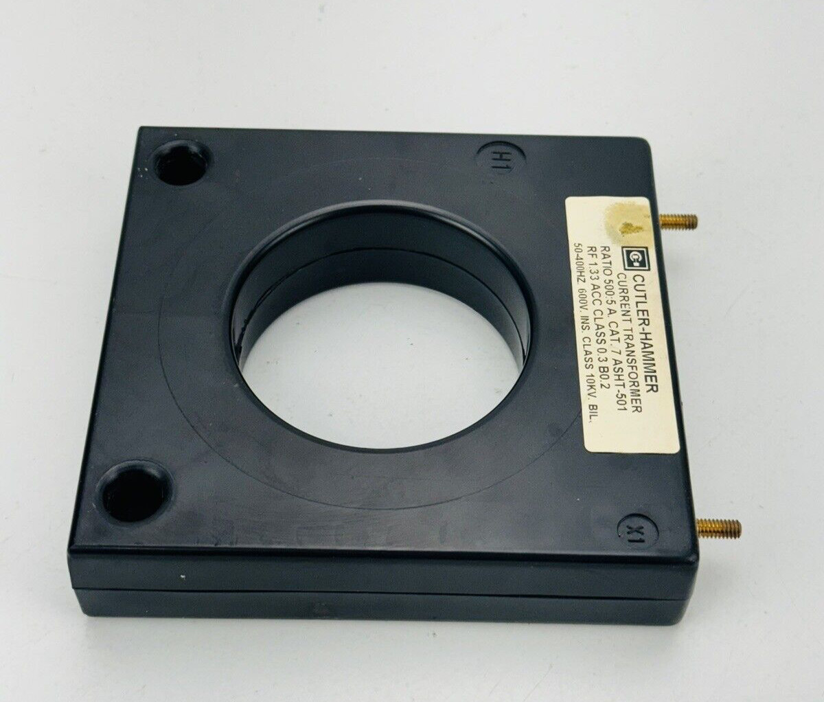 Cutler-Hammer 7ASHT-501 Transformer 500:5A Ratio 50-400Hz 600V *WARRANTY*