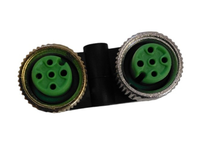 Murr Elektronik 7000-41121-0000000 M12 T Coupler 5-Pin Male to Dual Female IP67