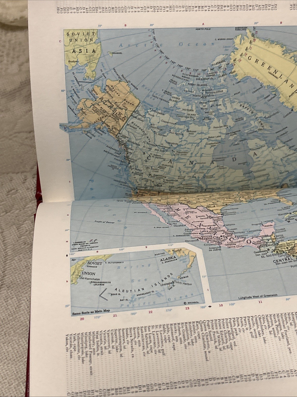 Hallmark Travel Journal Red with Gold lettering Vintage 1975 Hardcover