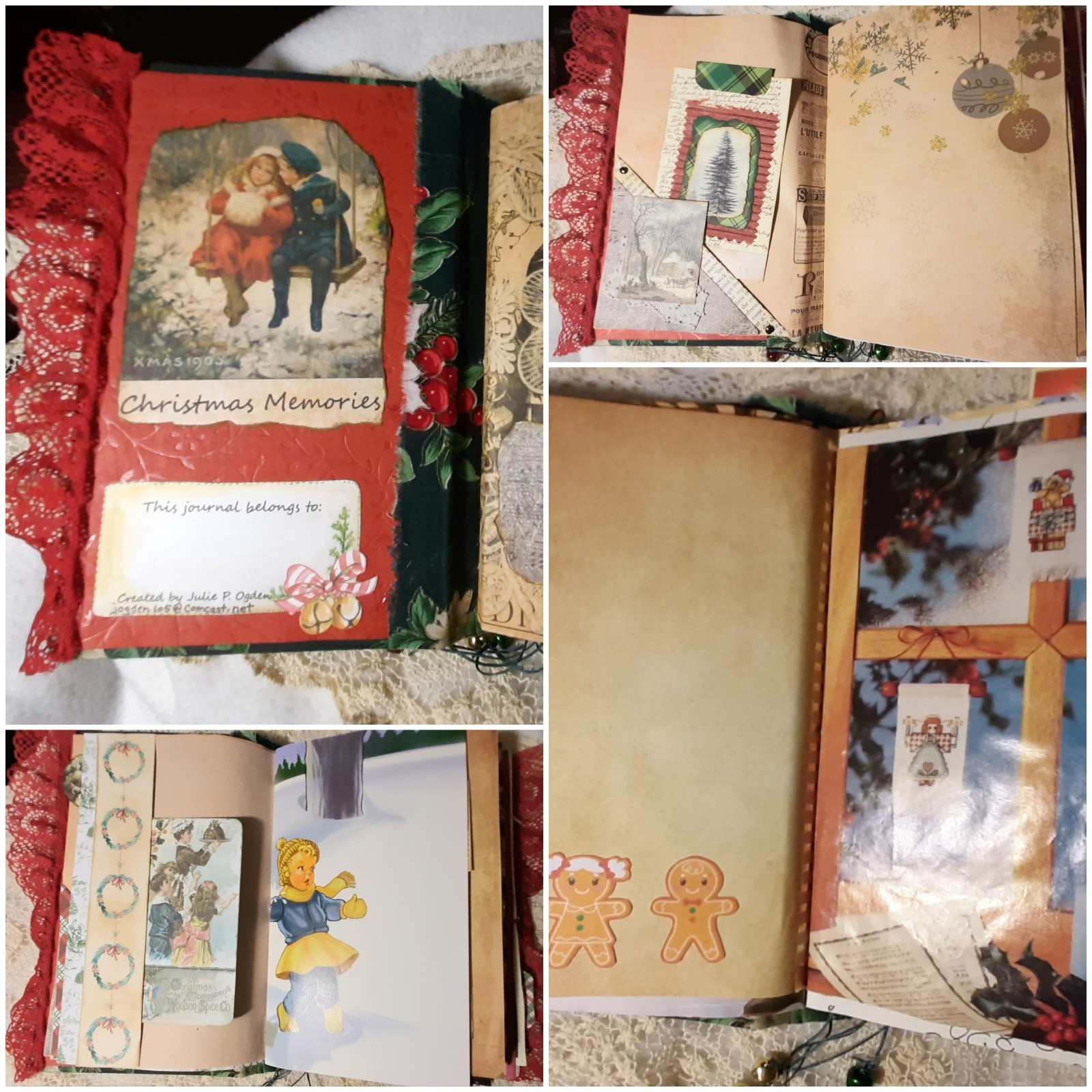 CHUNKY Junk Journal Memories Christmas in July Handmade 100+ pages