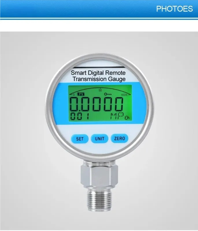 Pressure Transmitter Smart 4-20mA RS485 Gauge Sensor G1/2 Stainless Steel