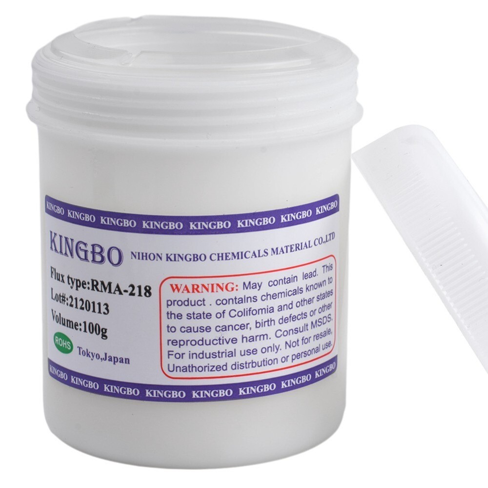 For BGA Reflow Reball Tacky Soldering Flux Handset Repairs Kingbo RMA 218 100g