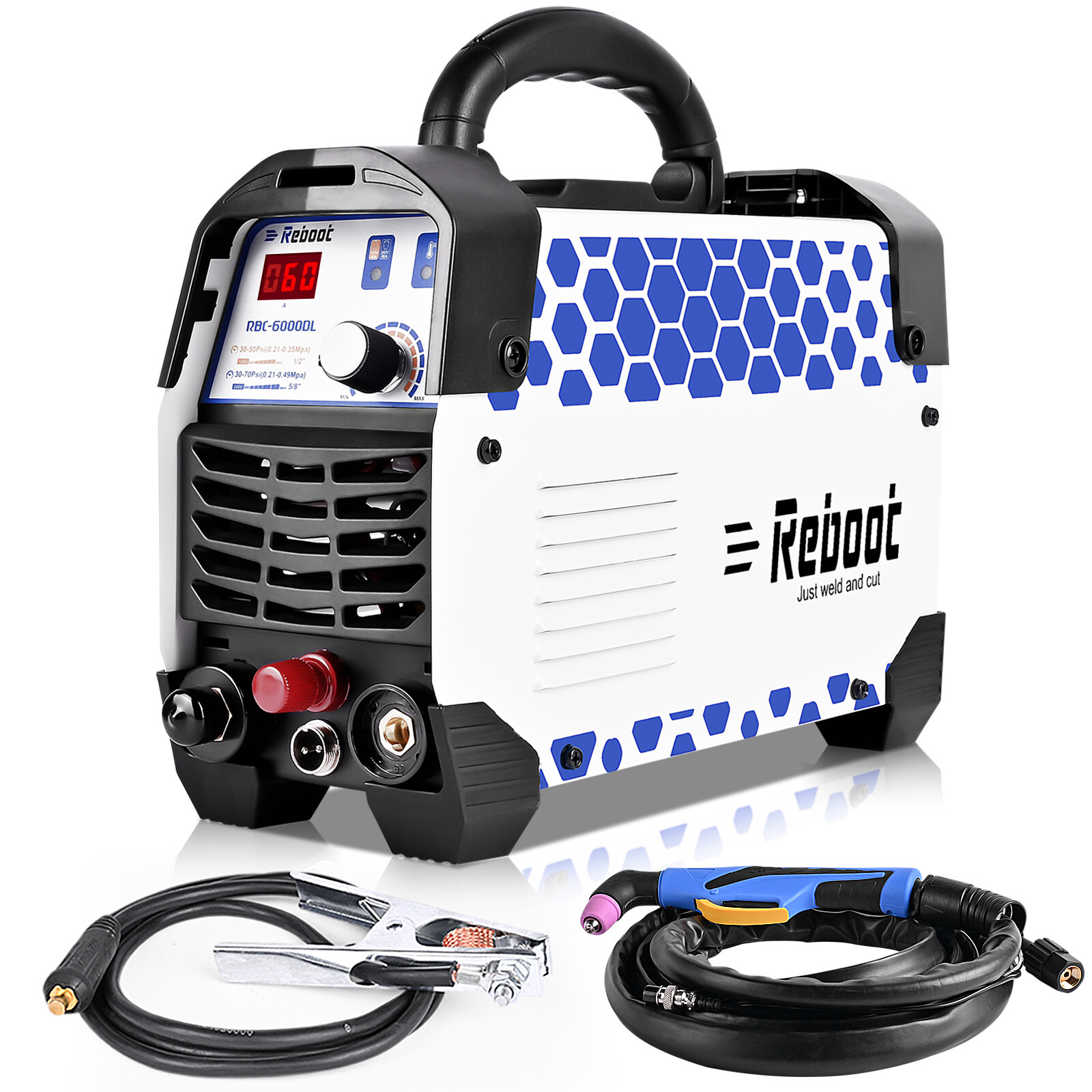 Reboot Plasma Cutter Non Touch 60 Amp CUT50DL 1/2″ Clean Cut Plasma Pilot Arc US