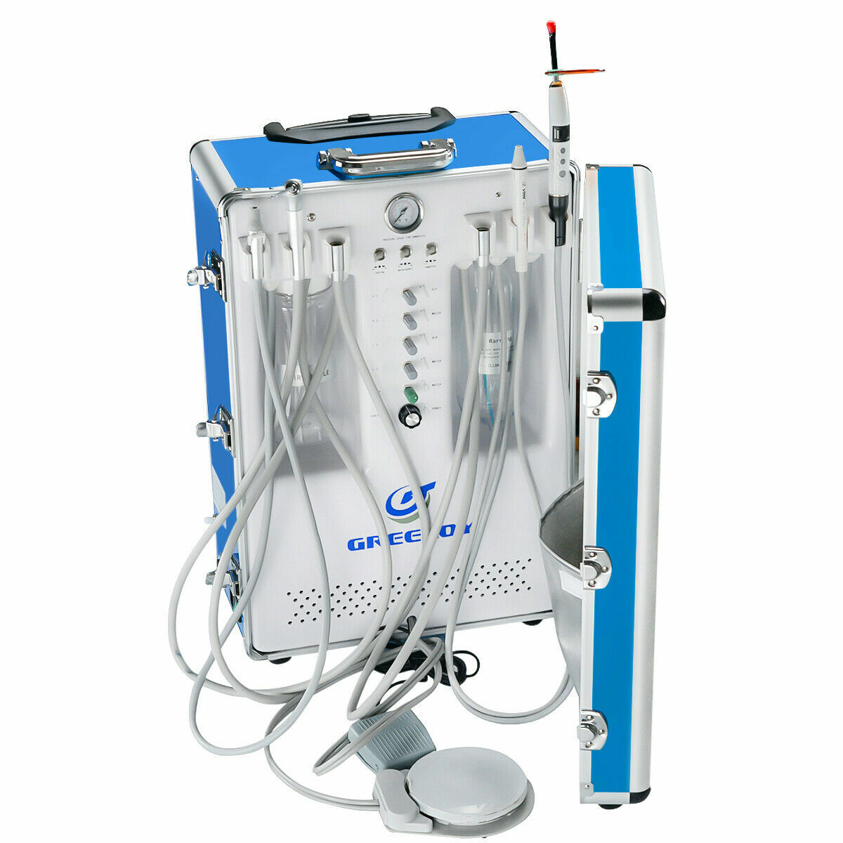 Greeloy Portable Dental Unit Mobile Treatment System GU-P206S 2 Hole US STOCK