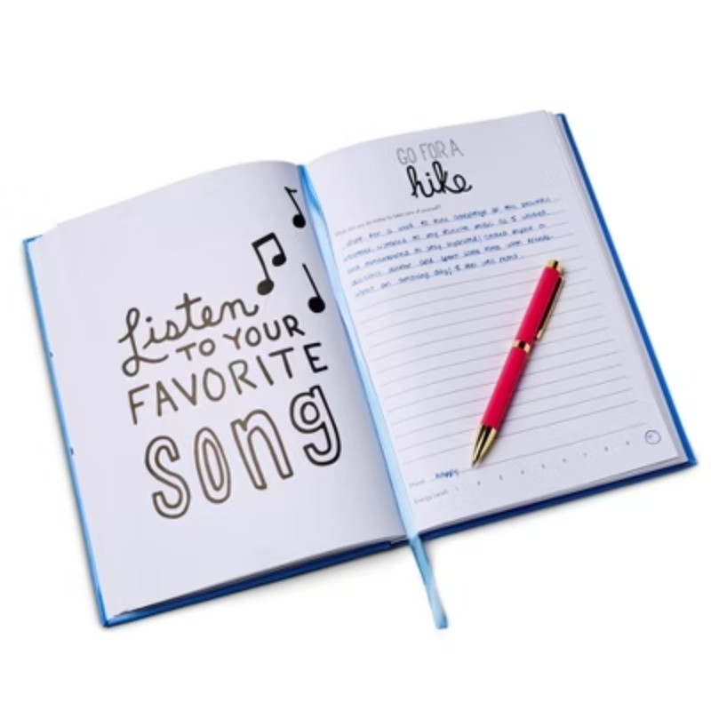 Eccolo "7×9" Self Care Journal Blue