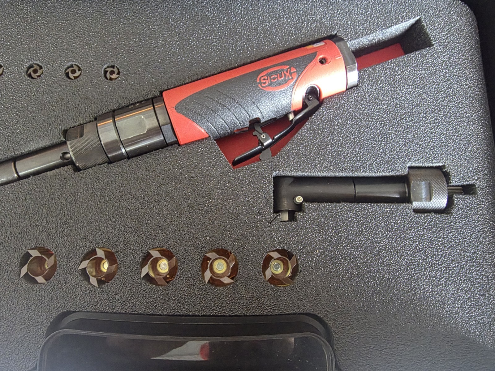 Sioux 90 angle drill SDR4A8S-SRK with 45 head 800rpm