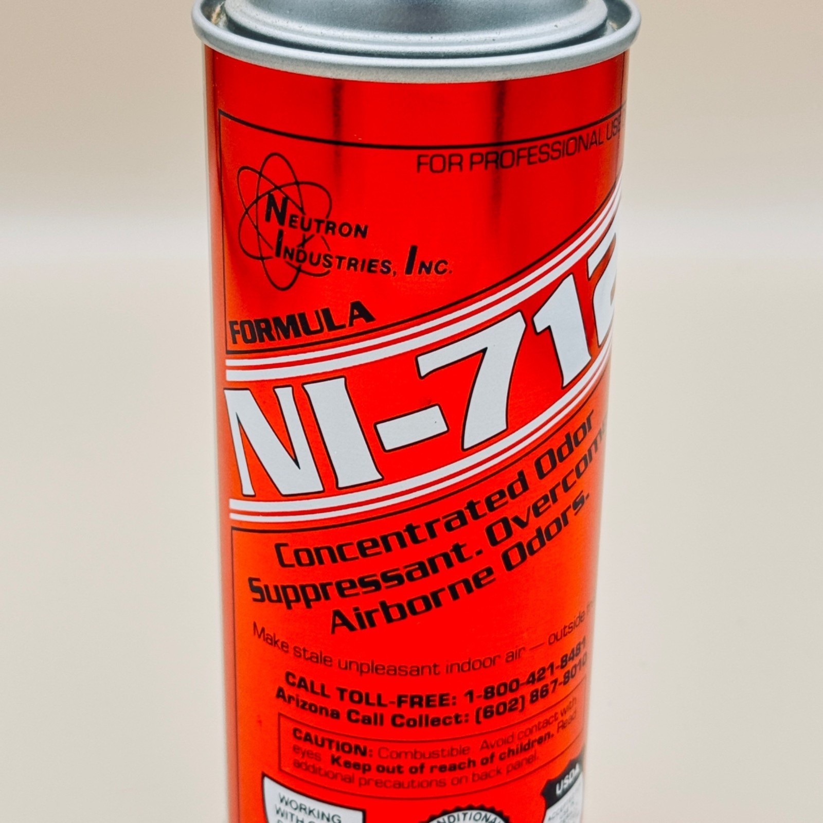 3 Cans of NI-712 Odor Suppressant 16 oz Neutron Industries Spray NO Sprayers