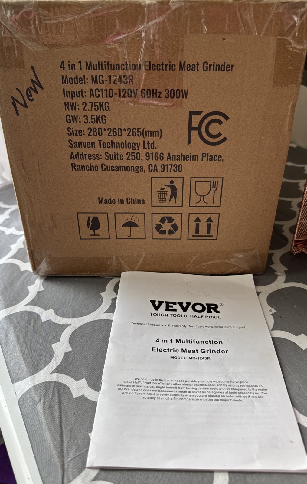 Vevor Electric Tomato Strainer 300W Tomato Sauce Maker Machine 4 Lbs/Min Food