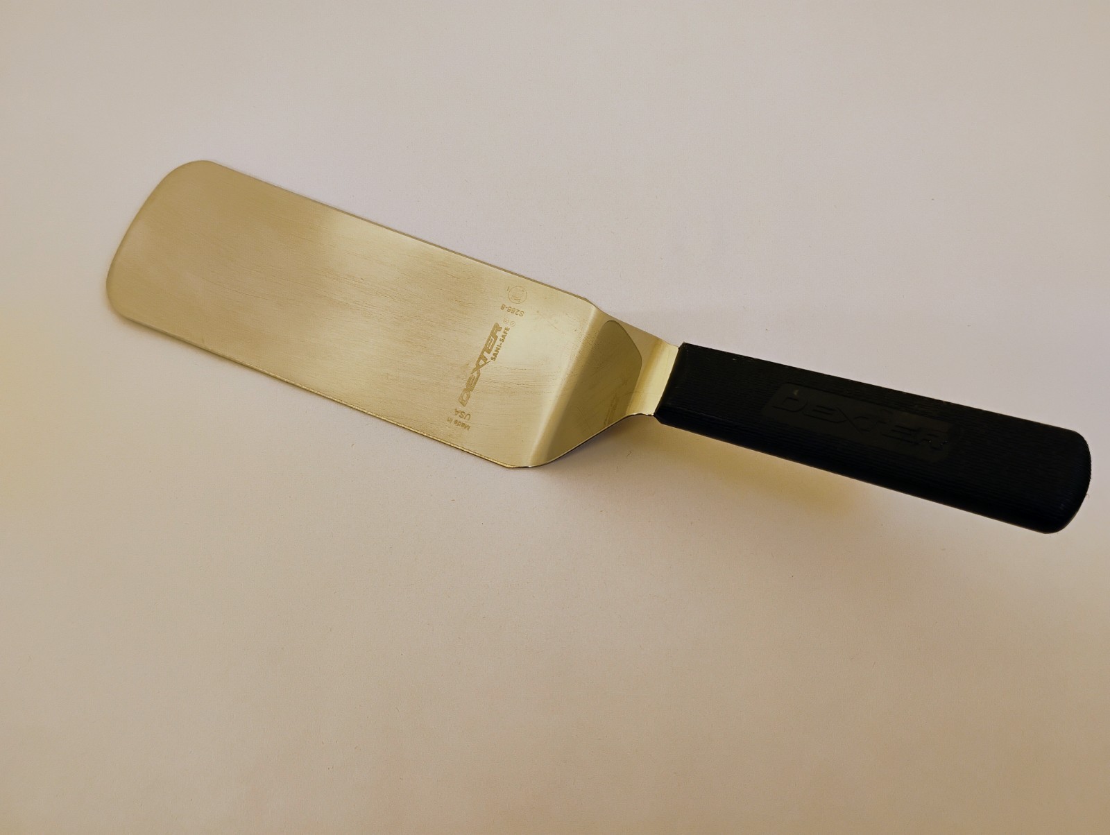 Dexter USA Turner Server Spatula Black Handle 8X3 Stnls Blade S286-8 Factory2nd