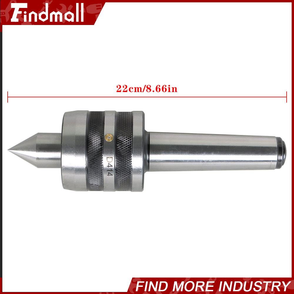 Findmall MT4 Live Center Morse Taper 4MT Triple Bearing Lathe Medium Duty CNC