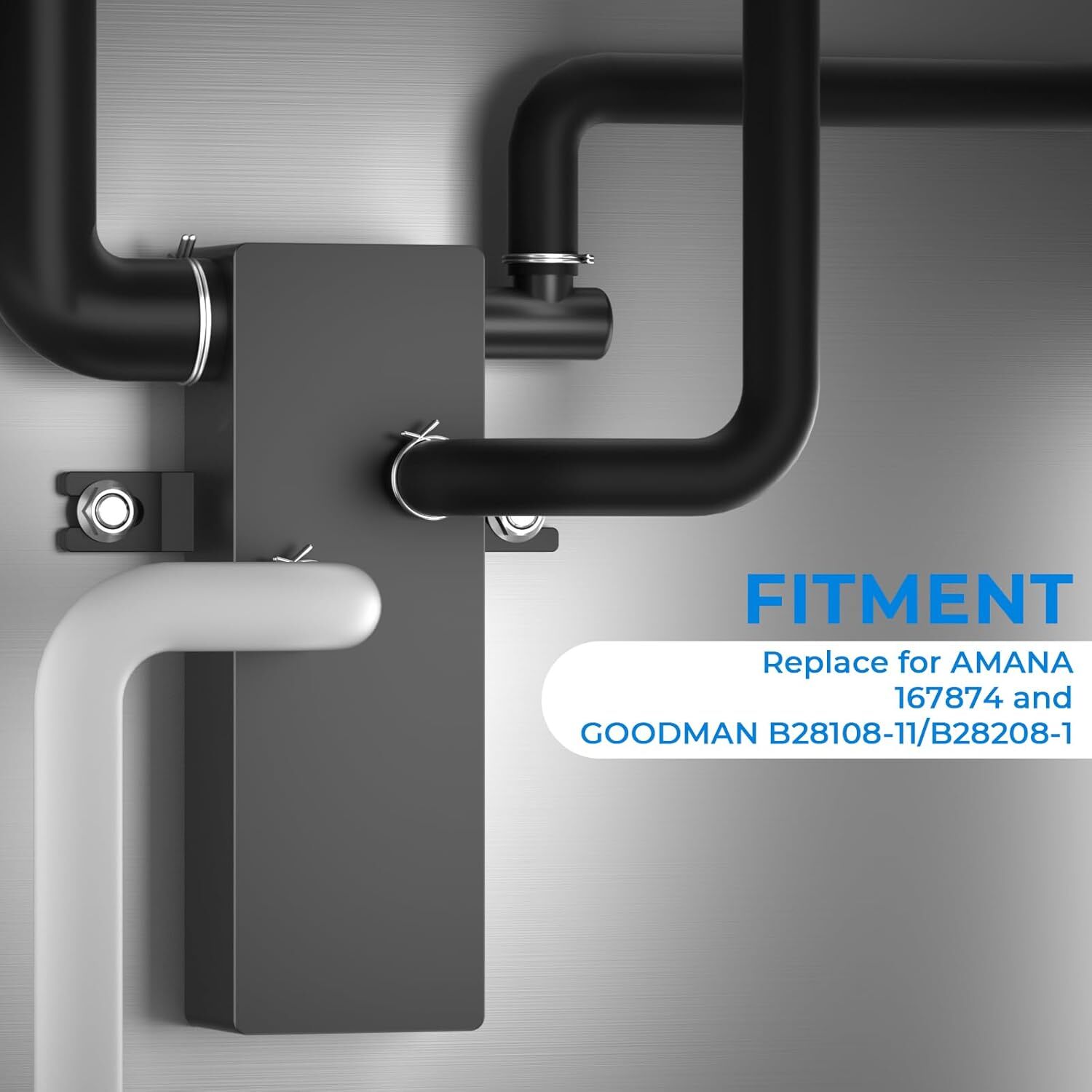 For GOODMAN B28208-11 AMANA 167874 Drain Trap Central Furnace Air Conditioner US