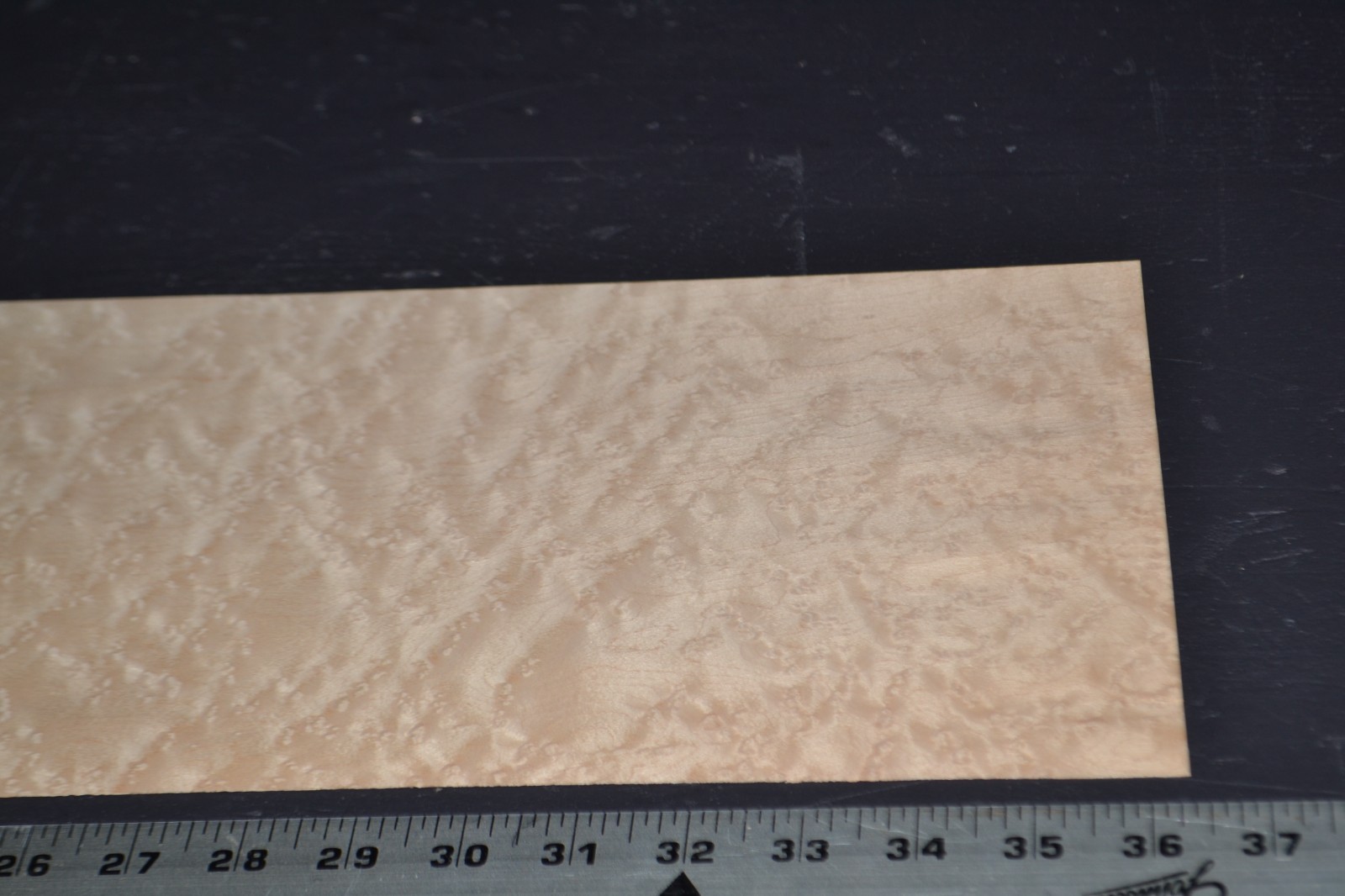 Birdseye Maple Raw Wood Veneer Sheet 7 x 36 inches 1/42nd thick 35139-21