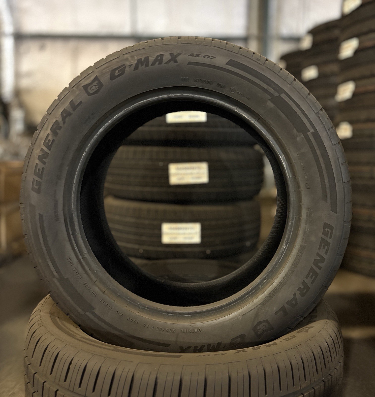 305/50R20 General G-MAX AS-07 – 2024 DOTs – Takeoff Tire