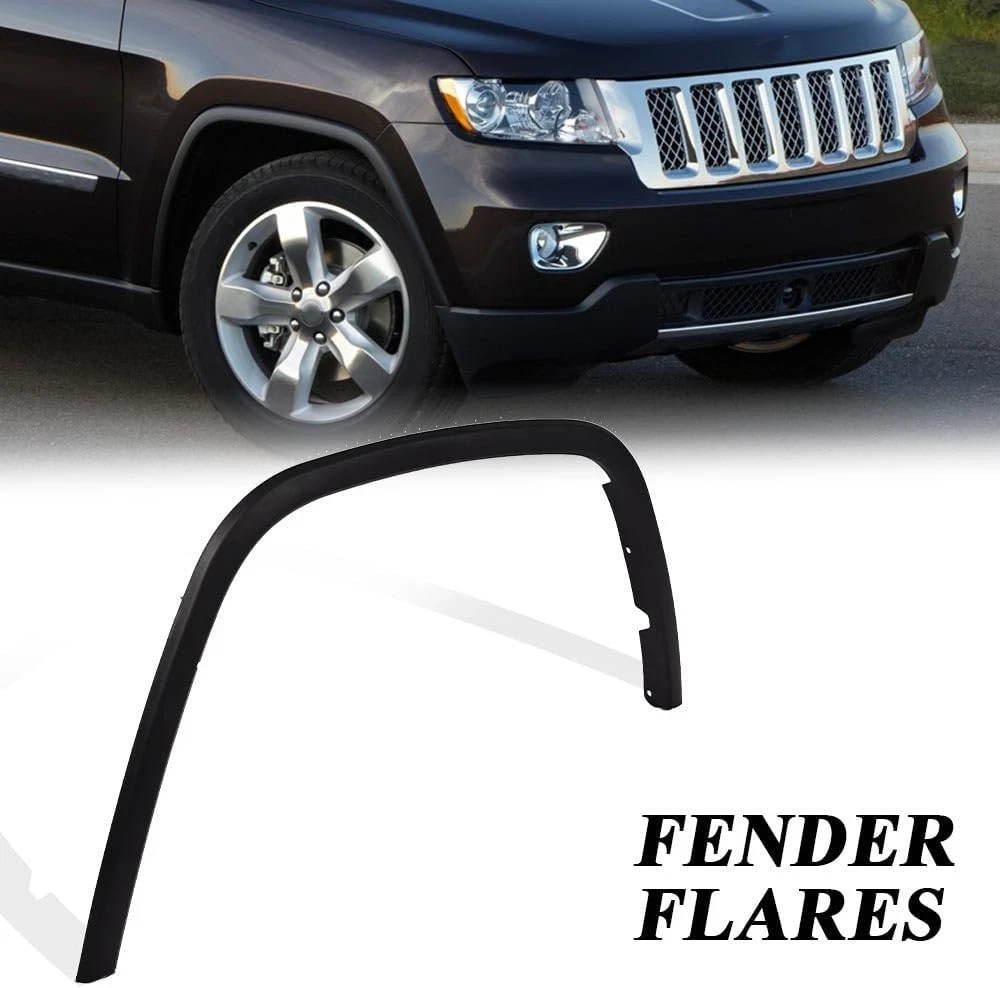 Rear Right Pocket Rivet Fender Flare Fit 2014-2019 Jeep Cherokee Textured Black