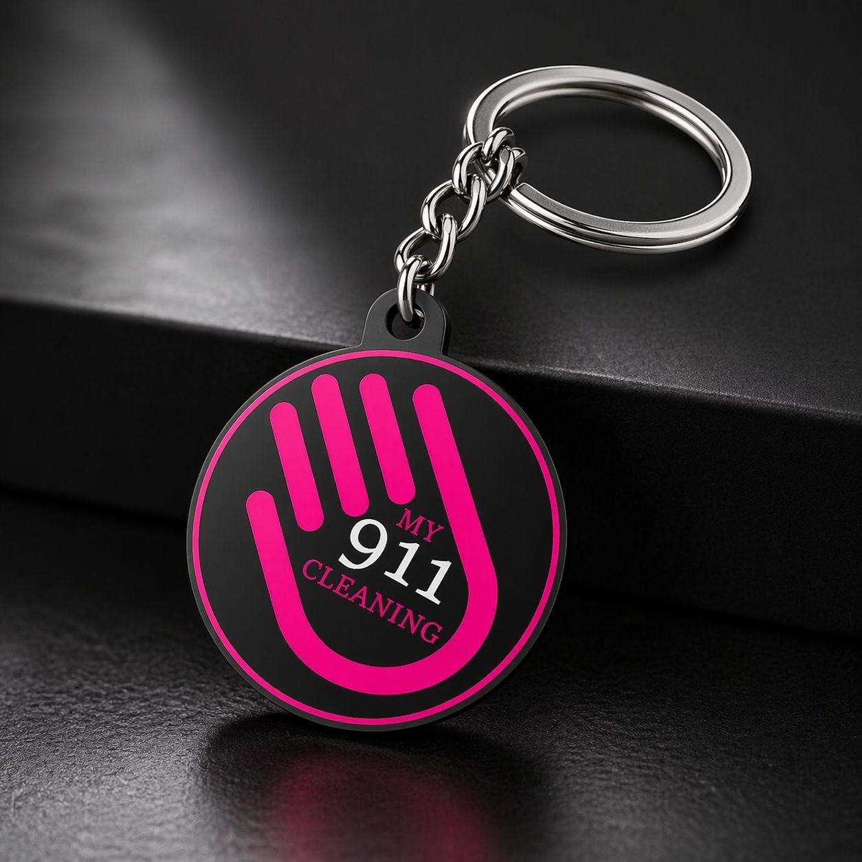 Custom NFC Keychain Personalized Business Social Media Smart Key Tag