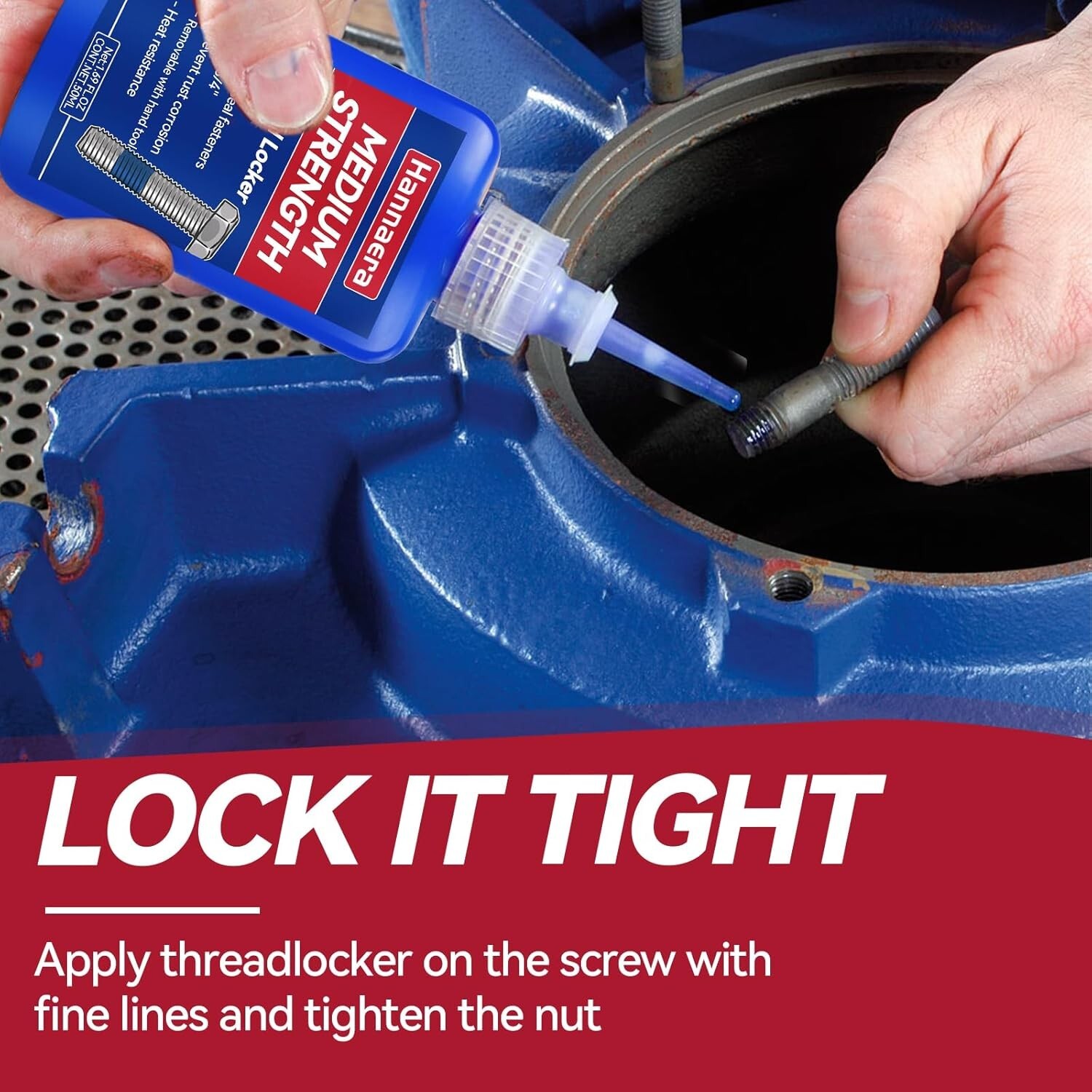 ThreadLocker 242 and 271, Thread Lock Medium and High Strength Lock Tight & Seal