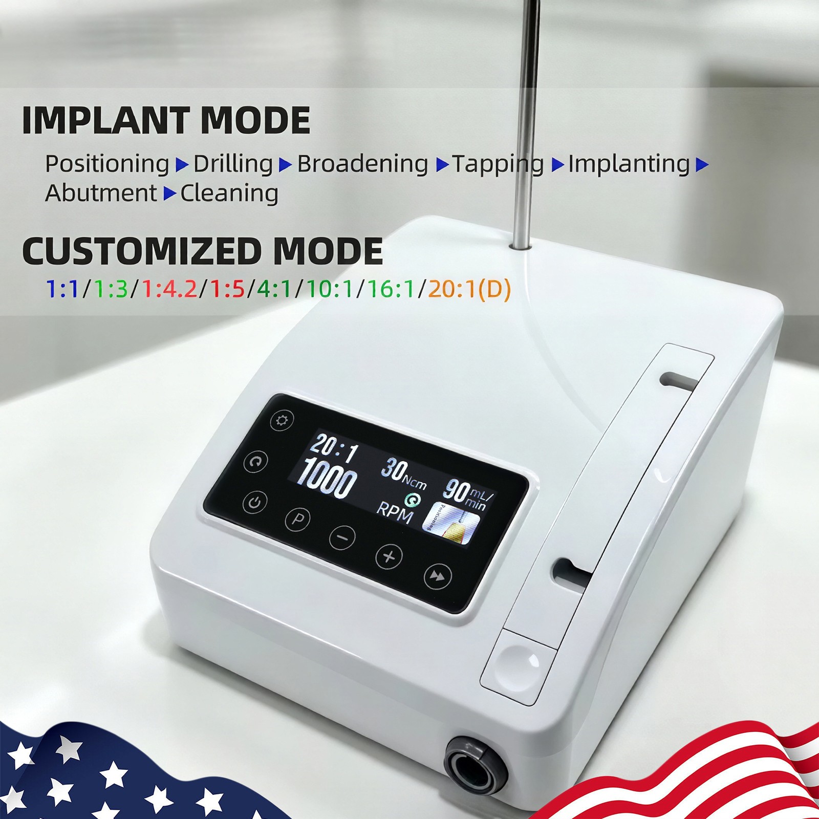 Dental Ultrasonic Scaler Handpiece Piezo HW-3H For Woodpecker/EMS