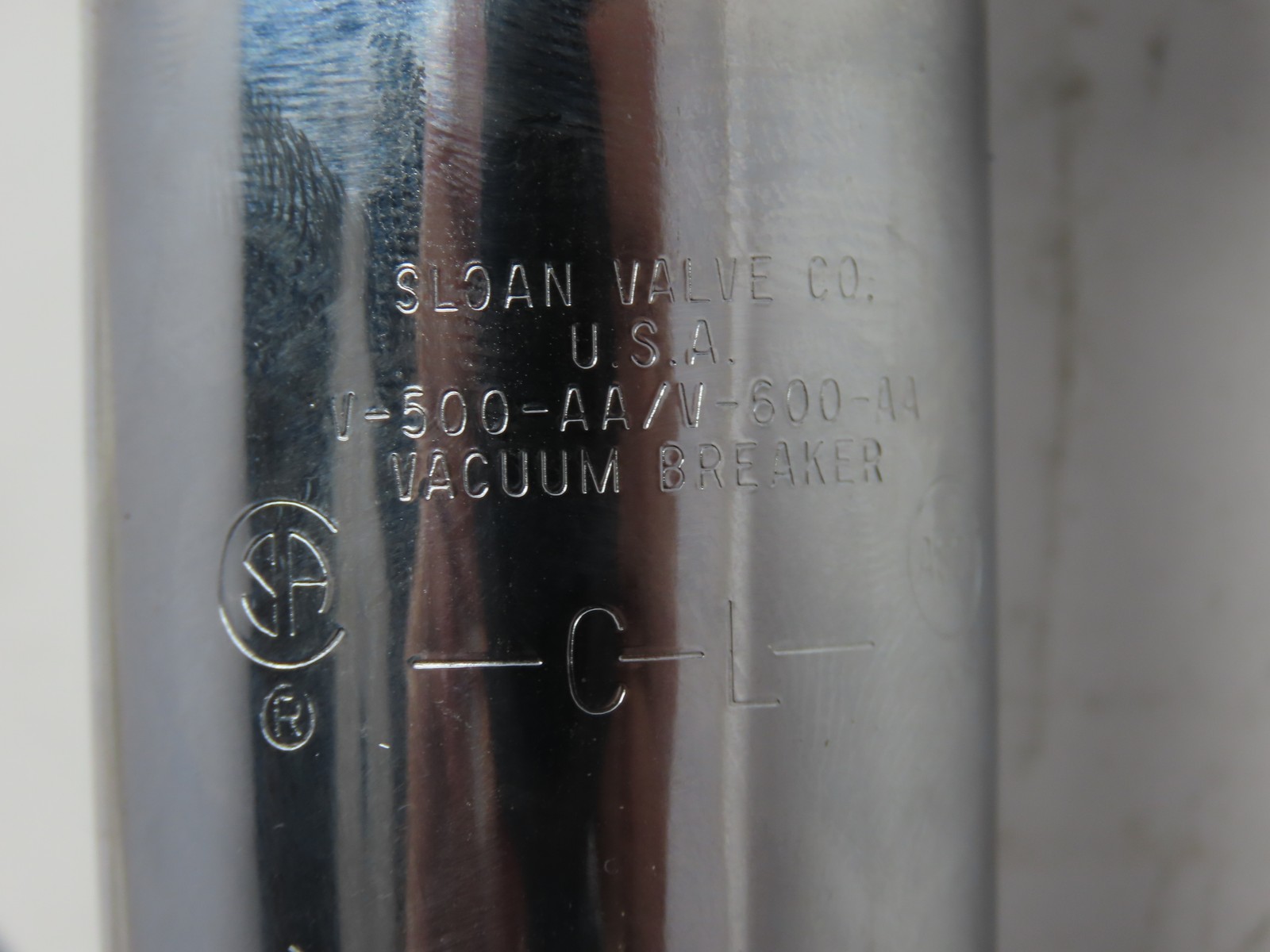Sloan Regal Exposed Manual Urinal 1.0 GPF Manual Flush Valve w/ Vacuum Breaker