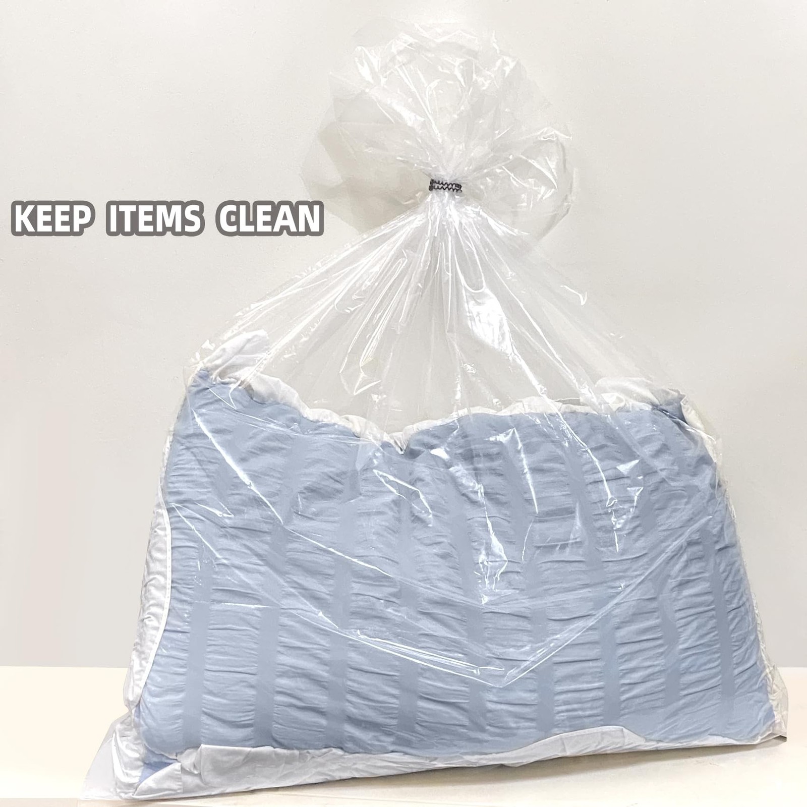 32×42 Inches Large Clear Plastic Storage Bags,Big Gaint Jumbo Huge Plastic St…