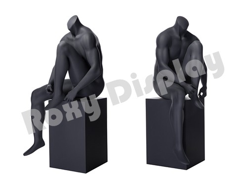 Male Fiberglass Headless Athletic style Mannequin Dress Form Display #MZ-NI-5