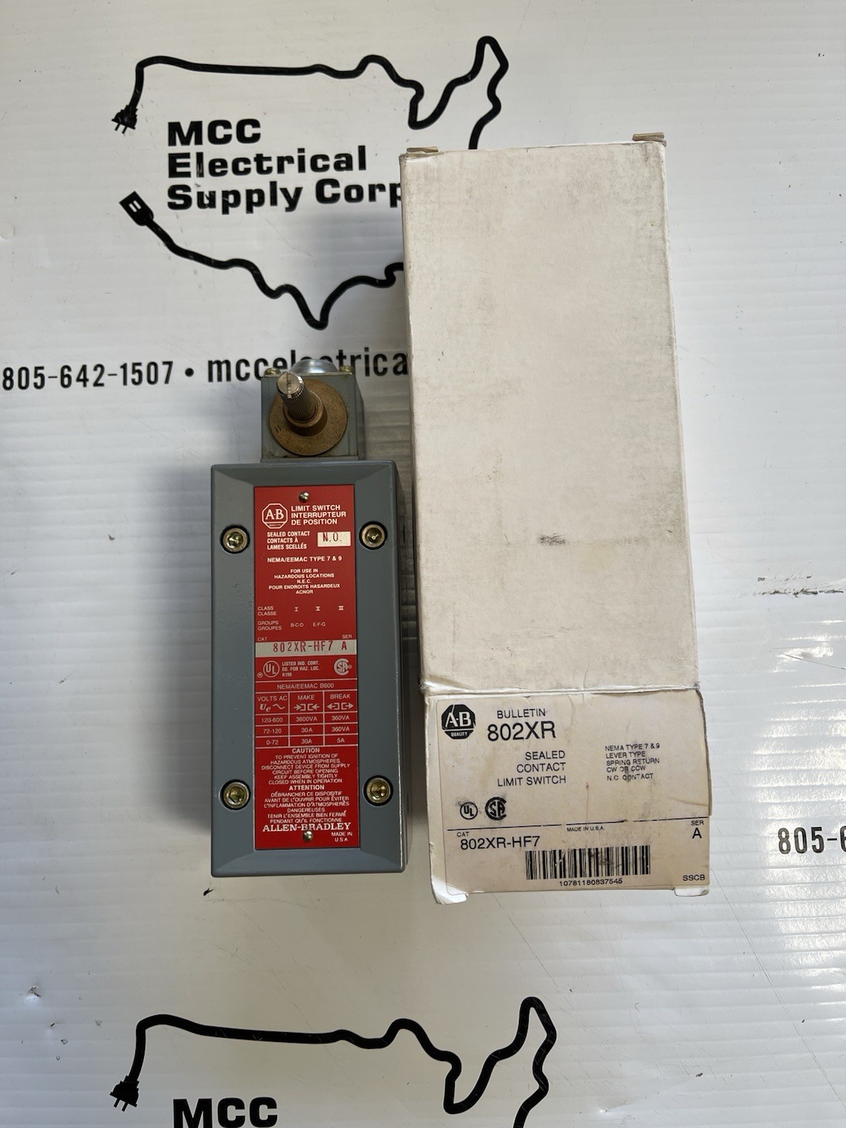 802XR-HF7 Sealed Contact Limit Switch 7&9