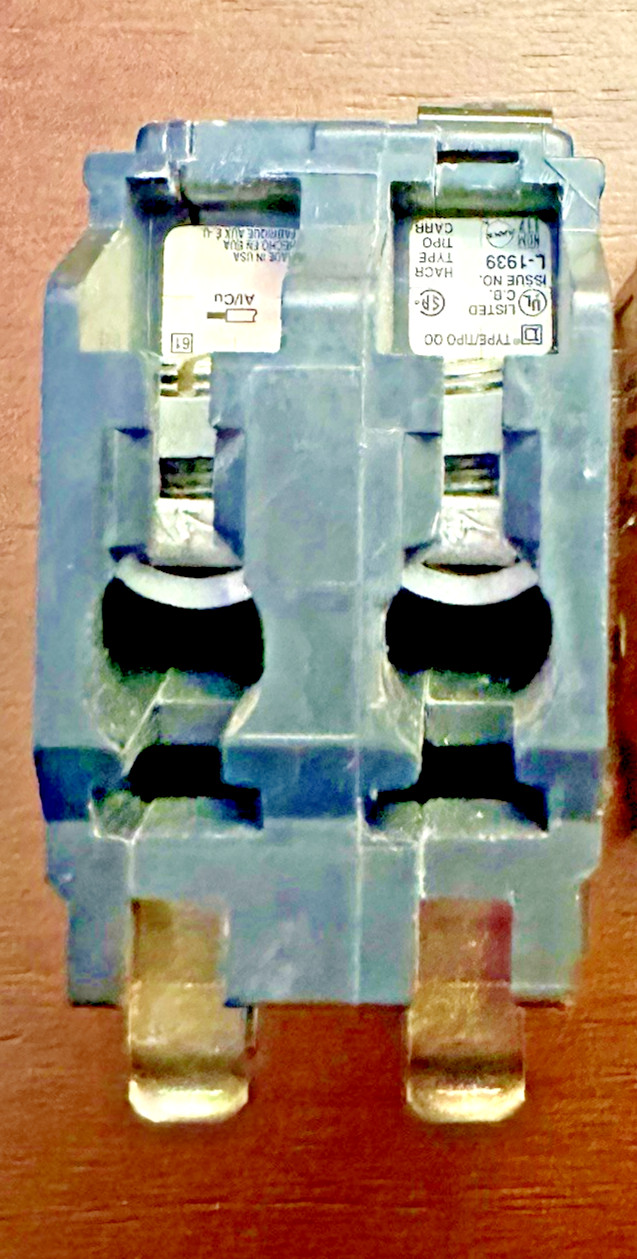 Square D QO260 2P 60A & QO120 1P 20A Circuit Breaker, Lot of 2 ***FREE SHIPPING