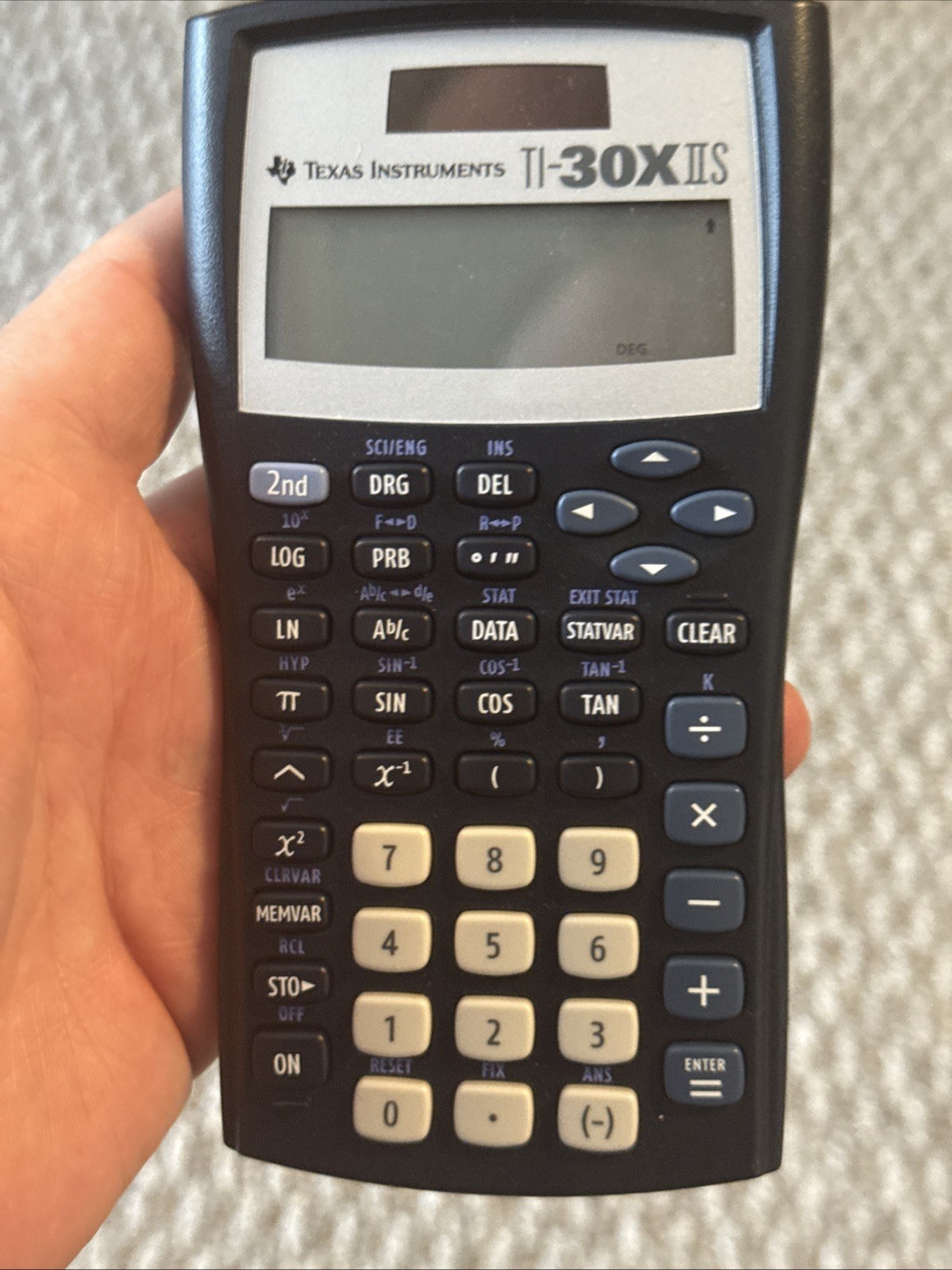 Texas Instruments TI-30X IIS Calculator w/Cover Blue/Black | TESTED