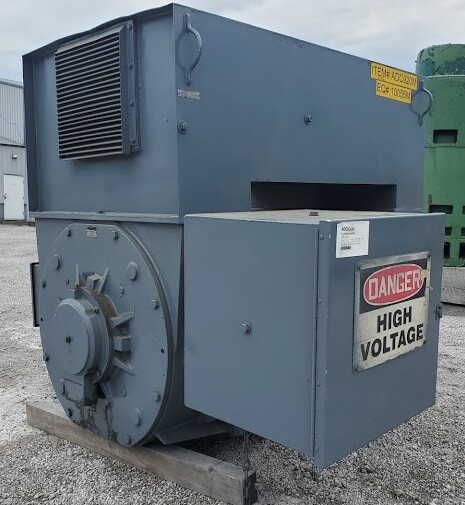 Rebuilt 600 HP 1200 RPM Toshiba 4160 Volt Frame 355 900 Electric Motor WP2