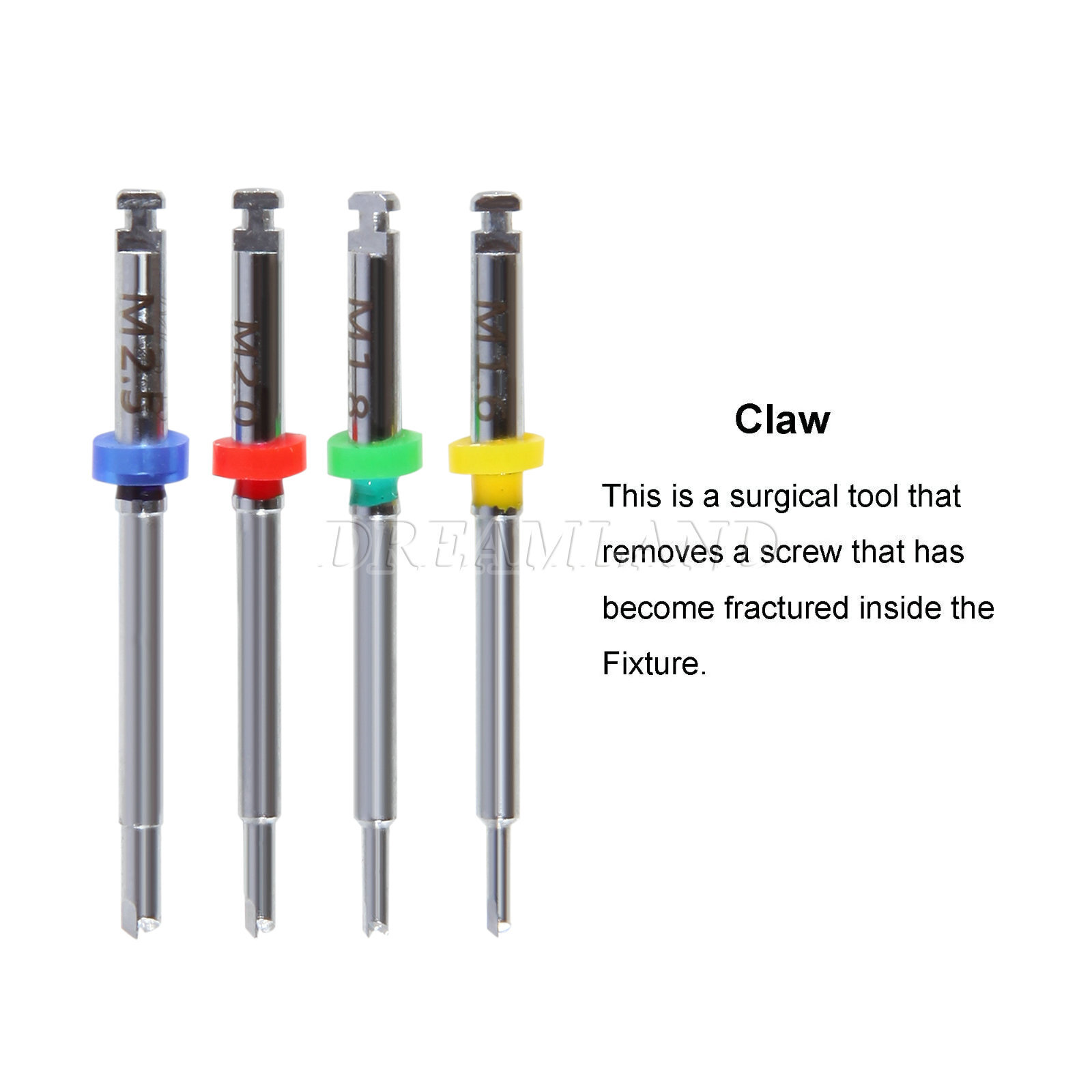 Dental Implant Broken Fractured Screw Removal Kit Drill Guide Remover USA