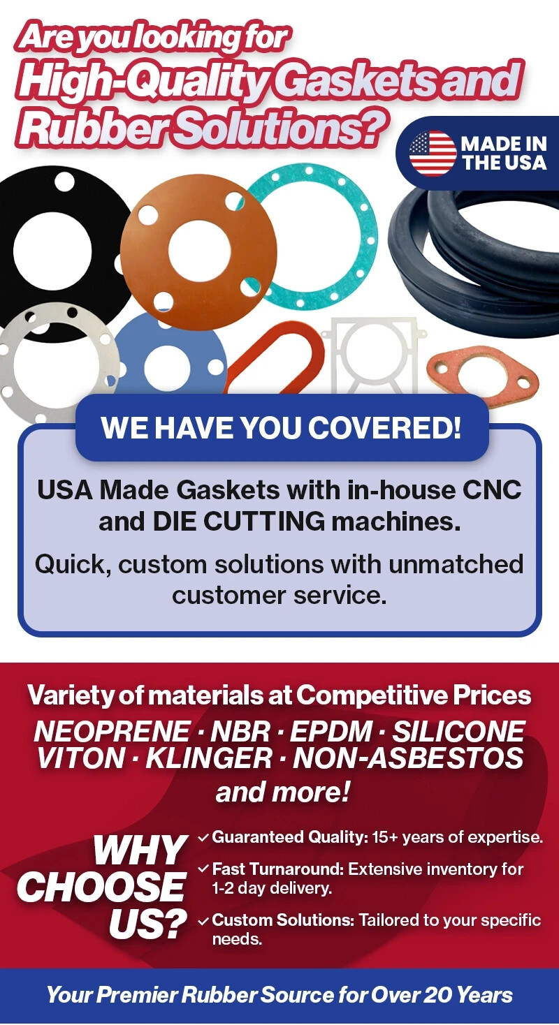 NON ASBESTOS COMPRESSED GASKET DISC 1/16 THK X 12″DIA