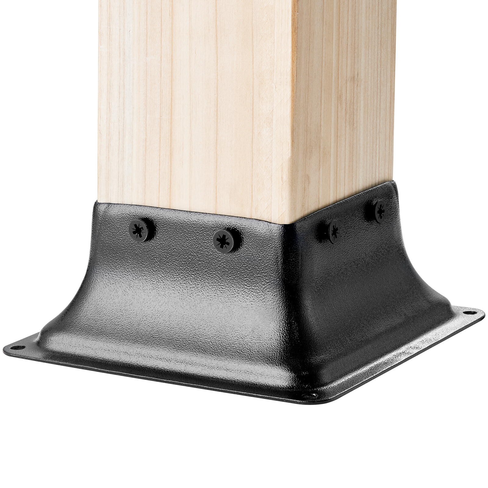 VEVOR 10Pcs 4×4 Post Base Brackets Heavy Duty for Standard Wood Post Anchor