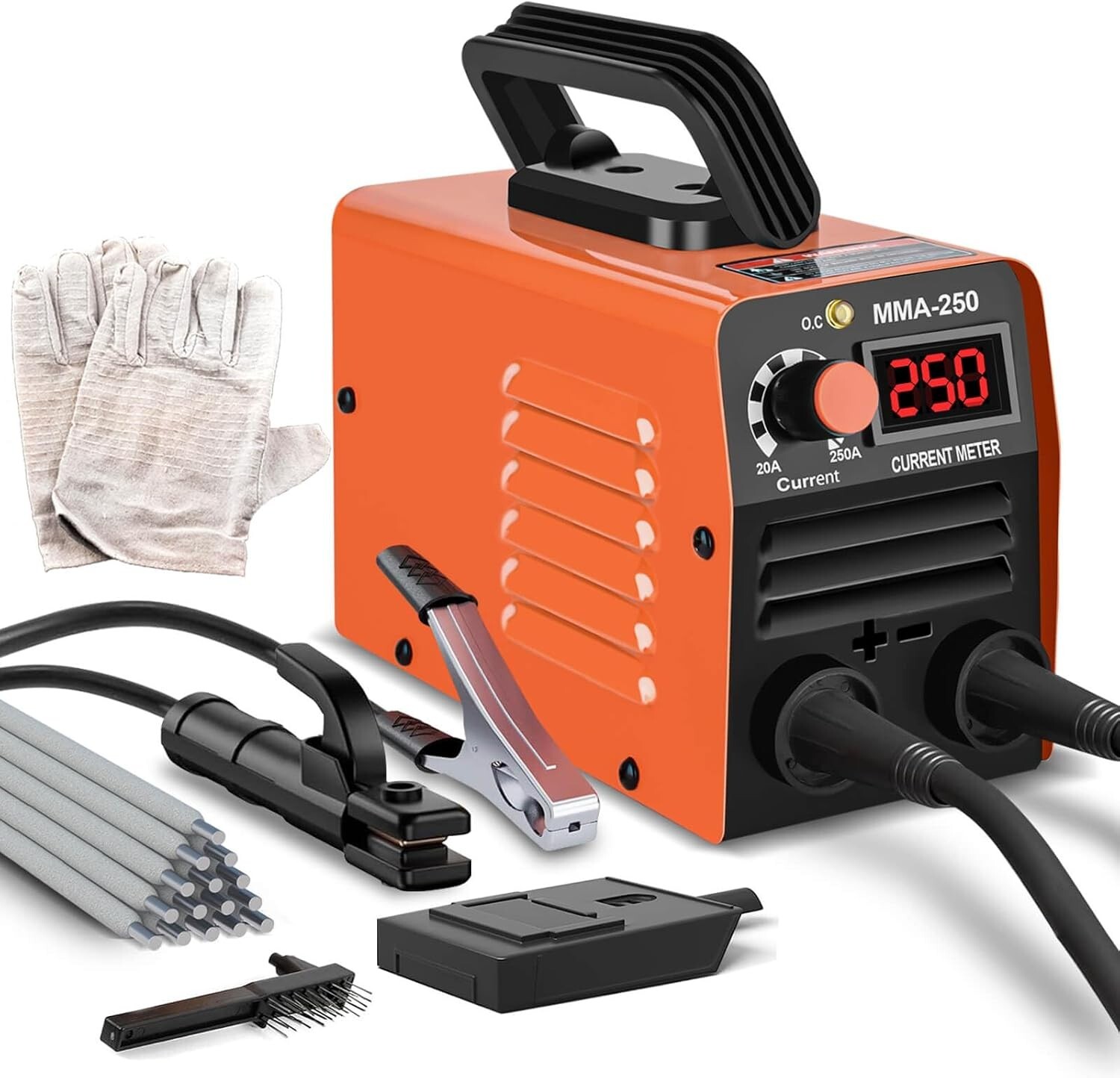 Stick Welder 250 Amp 110V Mini LED Display Digital Inverter IGBT Welding Machine
