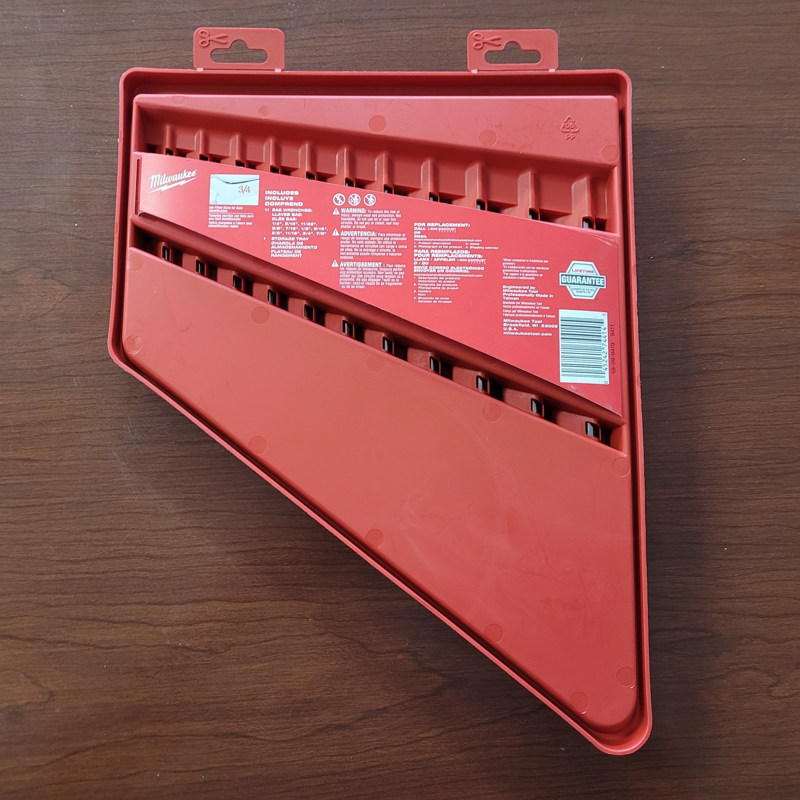 Milwaukee 48-22-9411 11-Piece SAE Combination Wrench Set MAX BITE Lifetime