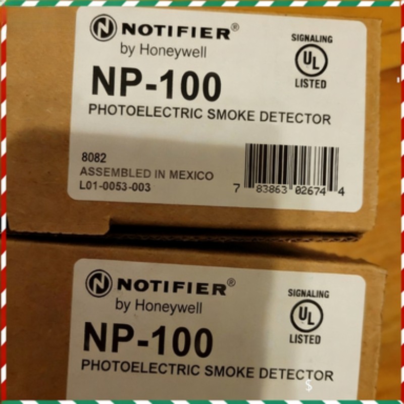 NP-100 Notifier Photoelectric Smoke Detector NP 100 Only Head Fast Shipping US