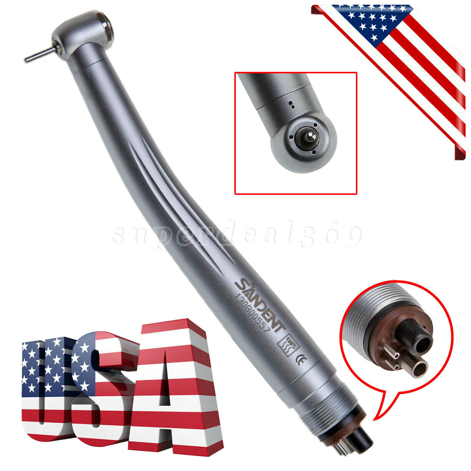 Dental LED E-generator/ High Speed No-LED Handpiece 2/4Hole KaV/ NSK Style