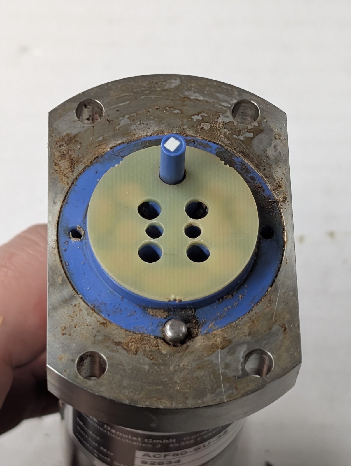 Optek Danulat ACF60-SU-35 Inline Conductivity Sensor S/N 82834 Bioprocess