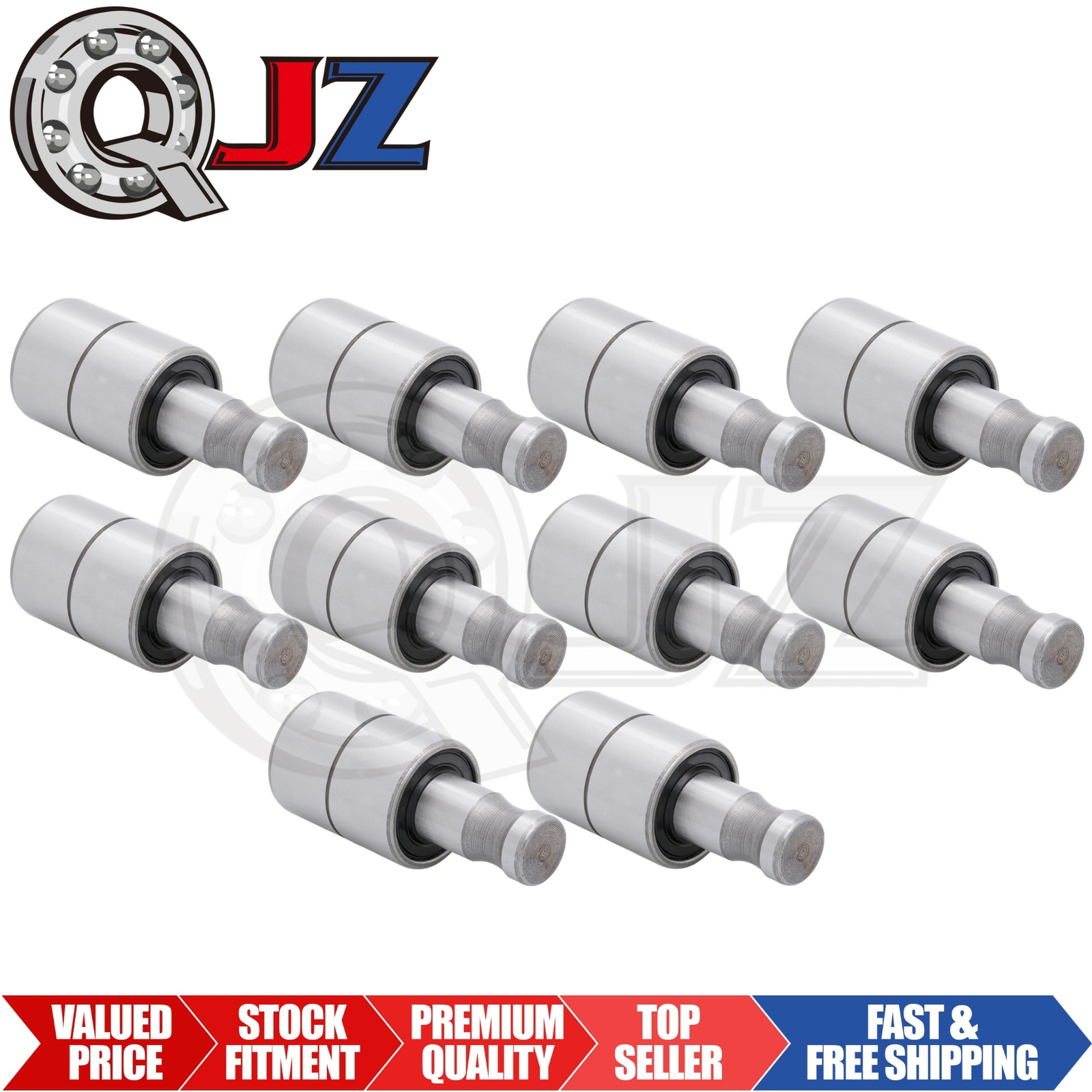 [Qty.10] 885154B Short Stem Cultivator Bearing [0.6267″ Shaft x 1.181″ x 2.89″]