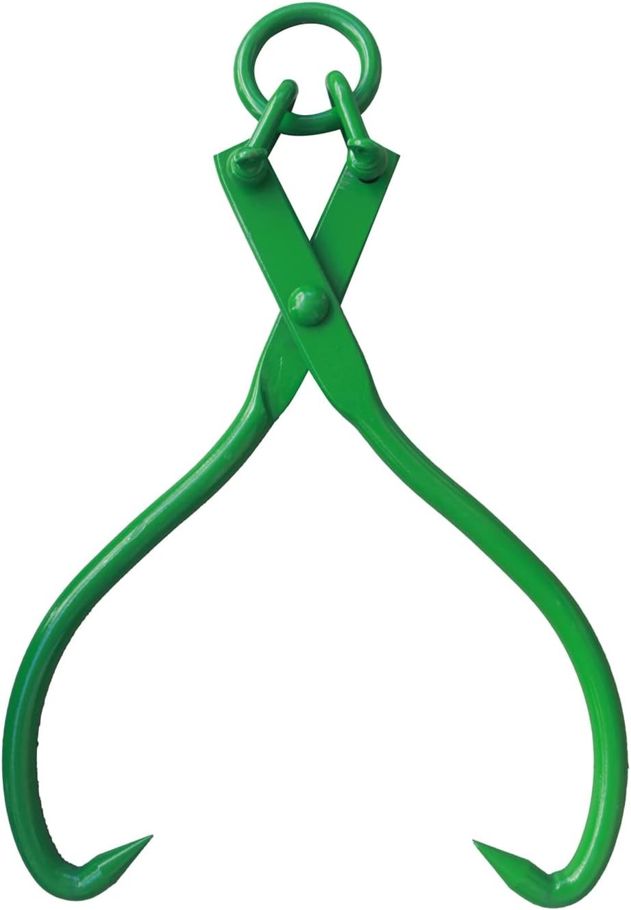 Timber Claw Hook, 18in – Log Lifting Tongs Heavy Duty Grapple Timber Claw, Lumbe
