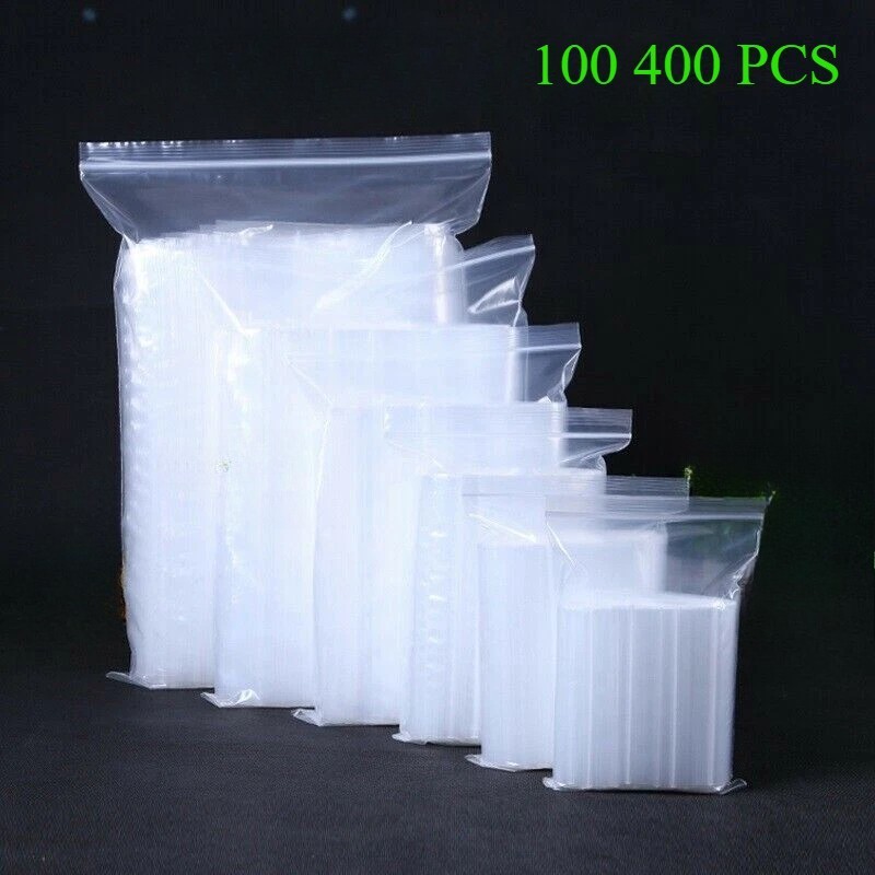 100-400 pcs 15″×19″ Strong Clear Reclosable Zip Plastic Lock Bags Poly Zipper UL