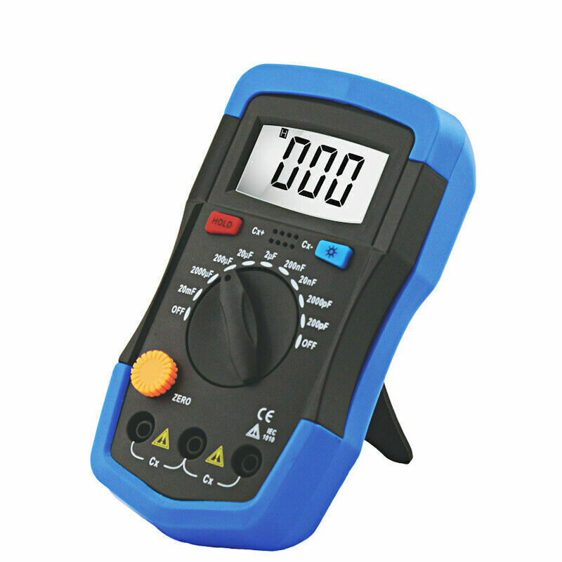 Digital Multimeter Capacitor Tester Measure Tool Capacitance 200pF-20mF Meter