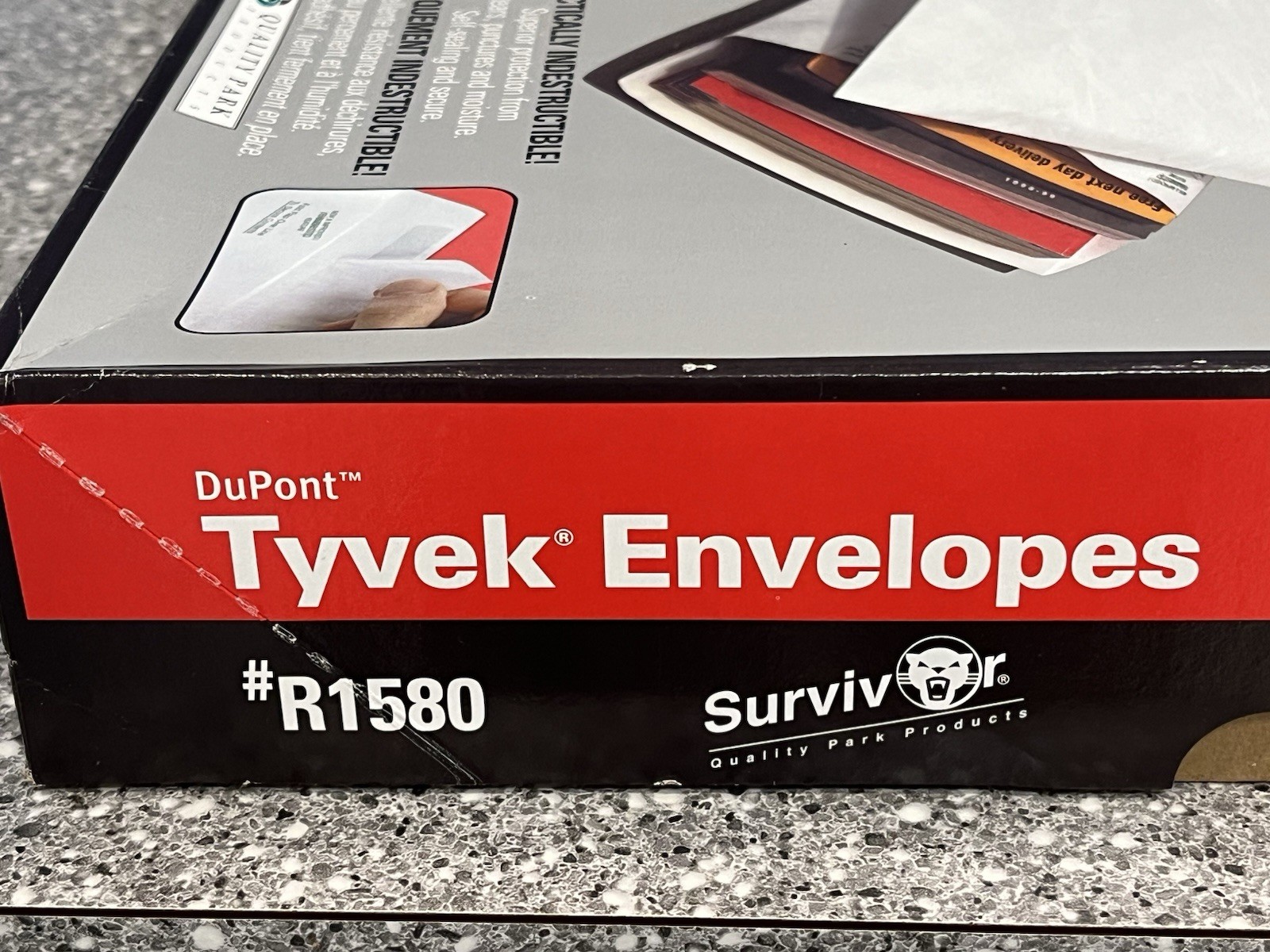 Quality Park Tyvek Envelopes 10″ x 13″ White, Box Of 100 #R1580 Brand New