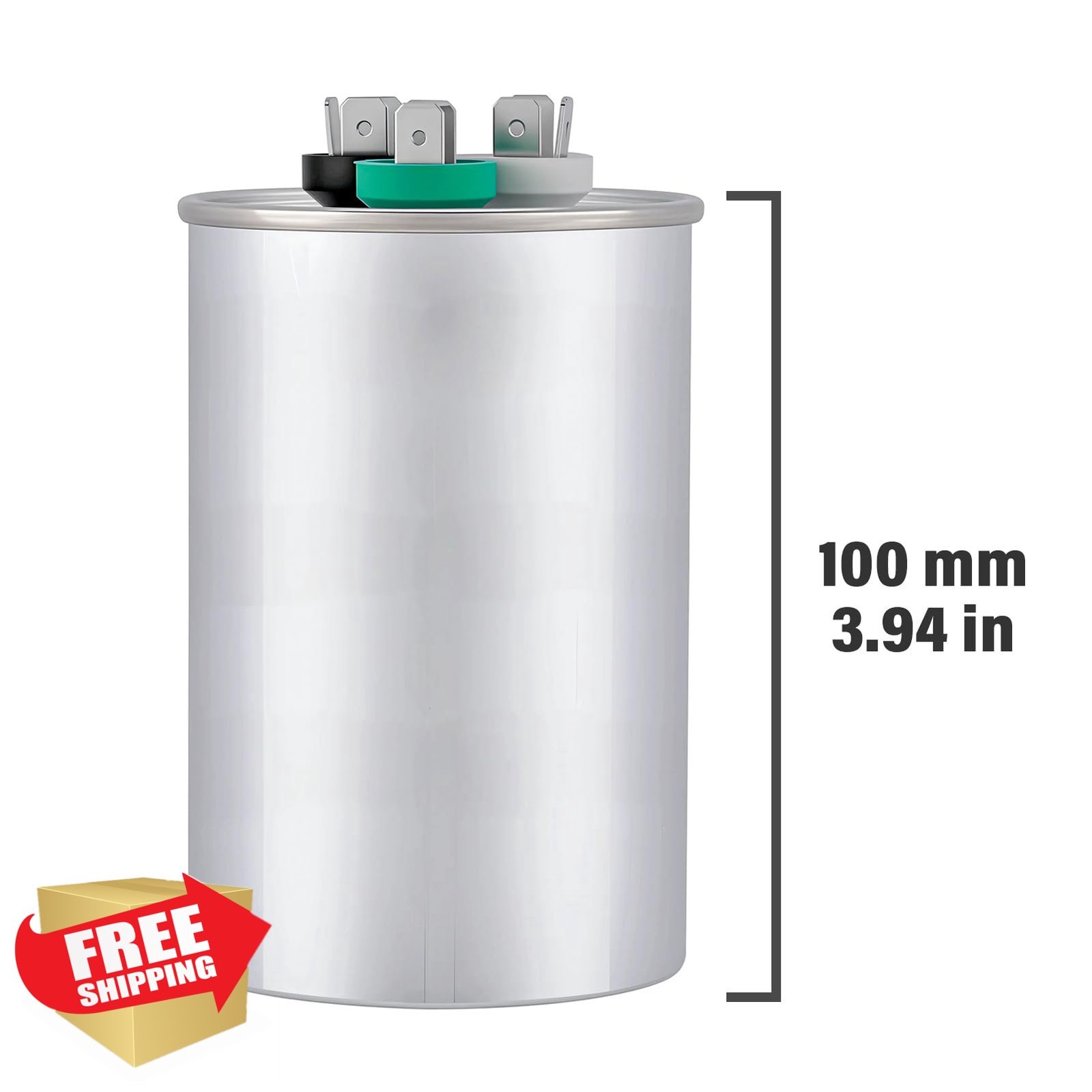 RABECH 70+5uF 370V/440V AC Capacitor CBB65B