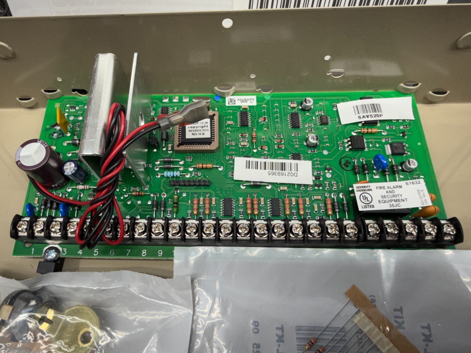 Honeywell VISTA-20P Resideo 8-Zone Plus Series Security Alarm Control Panel
